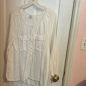 Sundance Cream Button-Down Shirt
